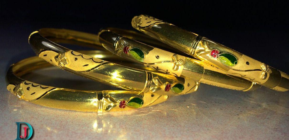 New and Latest Design of Rajasthani fancy gold Bangles 