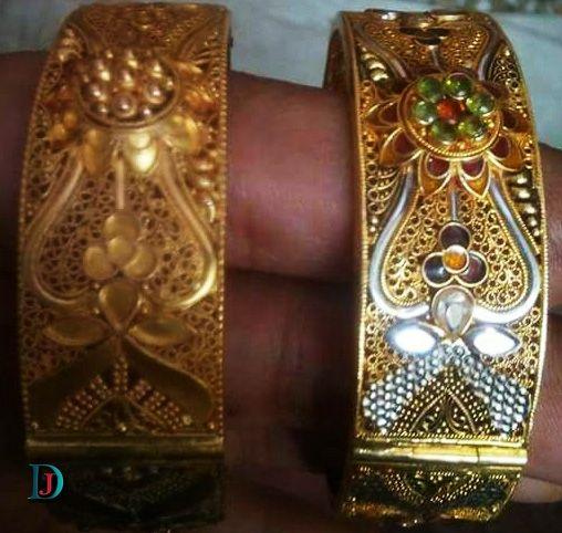 New and Latest Design of Rajasthani fancy gold Bangles 