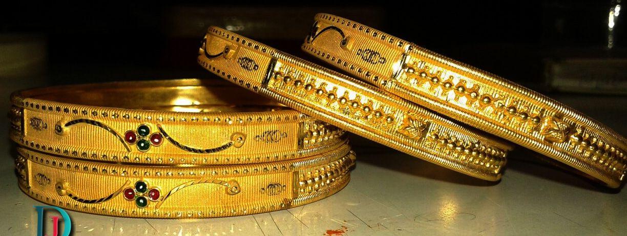 New and Latest Design of Rajasthani fancy gold Bangles 