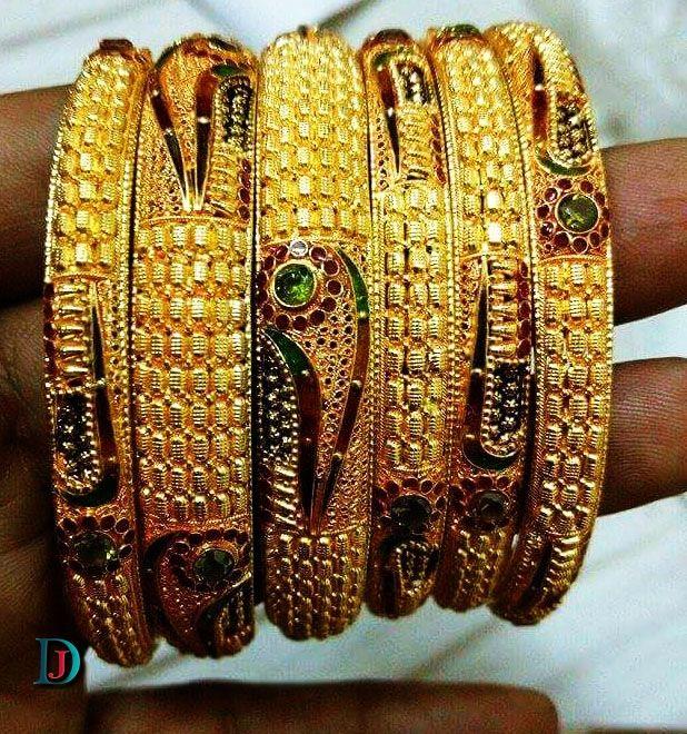 New and Latest Design of Rajasthani fancy gold Bangles 