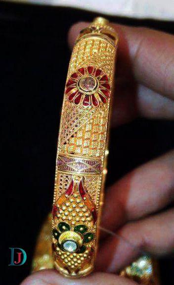 New and Latest Design of Rajasthani fancy gold Bangles 