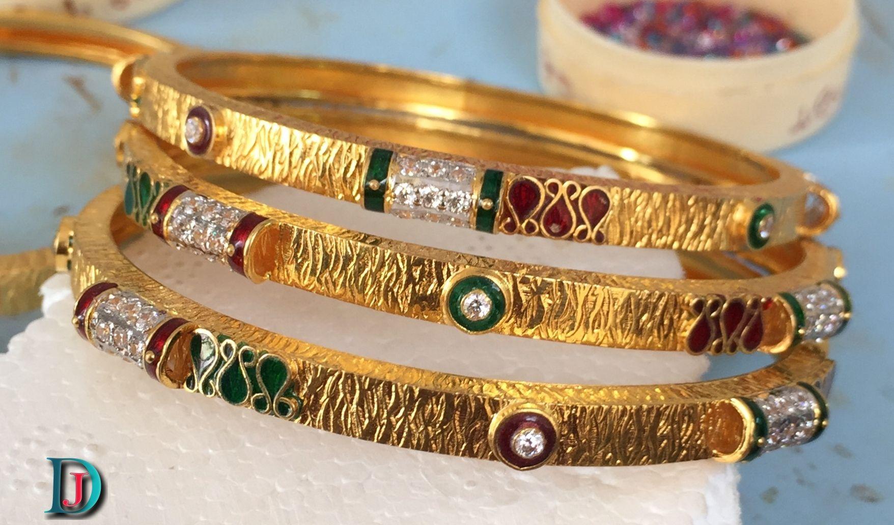 New and Latest Design of Rajasthani fancy gold Bangles 