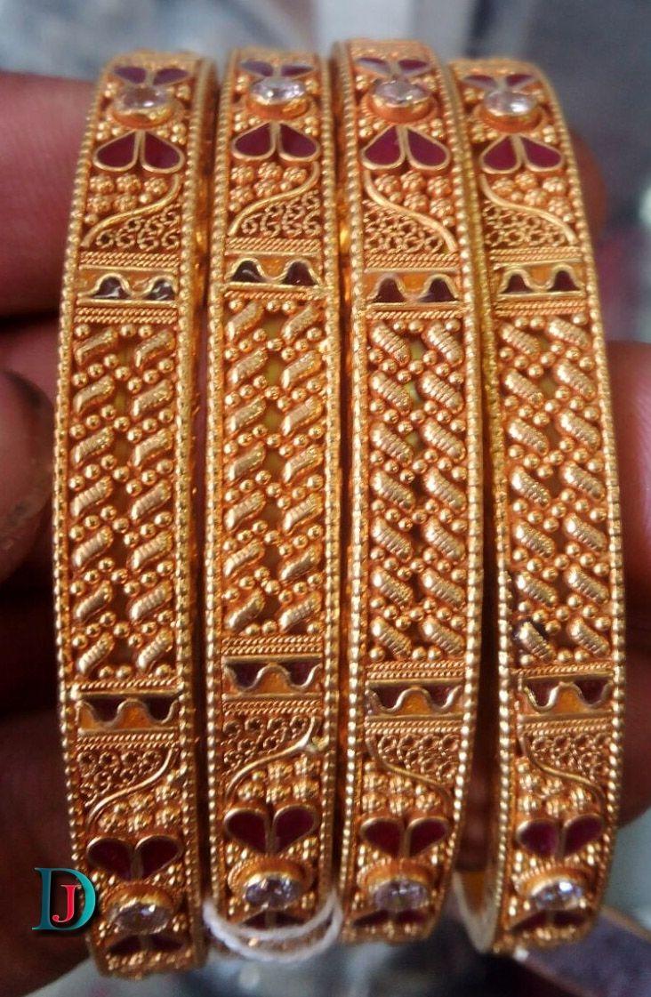 New and Latest Design of Rajasthani fancy gold Bangles 