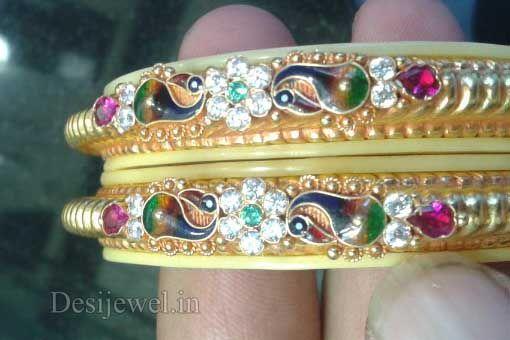 New and Latest Design of Rajasthani fancy gold Bangles 