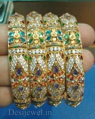 New and Latest Design of Rajasthani fancy gold Bangles 