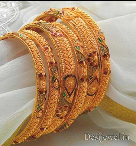 New and Latest Design of Rajasthani fancy gold Bangles 