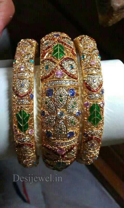 New and Latest Design of Rajasthani fancy gold Bangles 