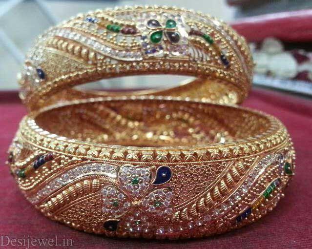 New and Latest Design of Rajasthani fancy gold Bangles 