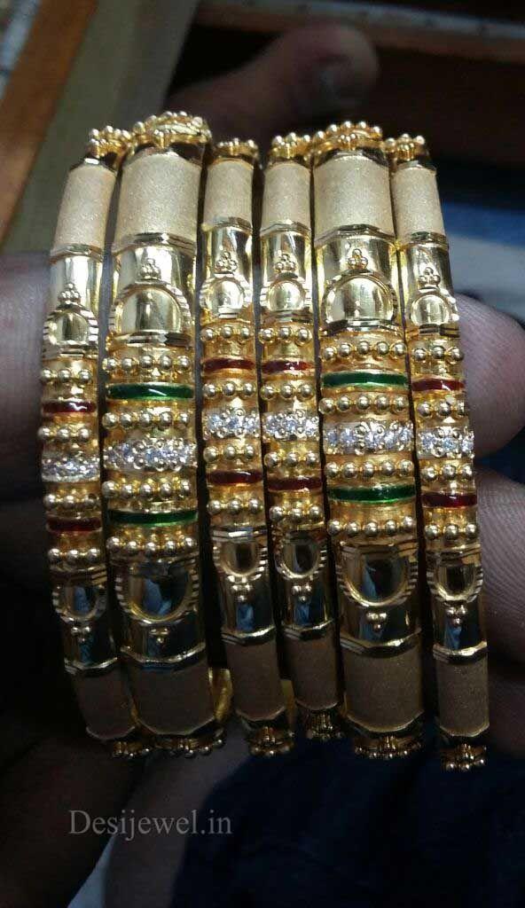 New and Latest Design of Rajasthani fancy gold Bangles 