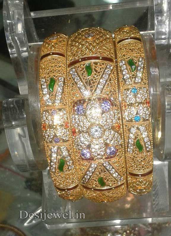 New and Latest Design of Rajasthani fancy gold Bangles 