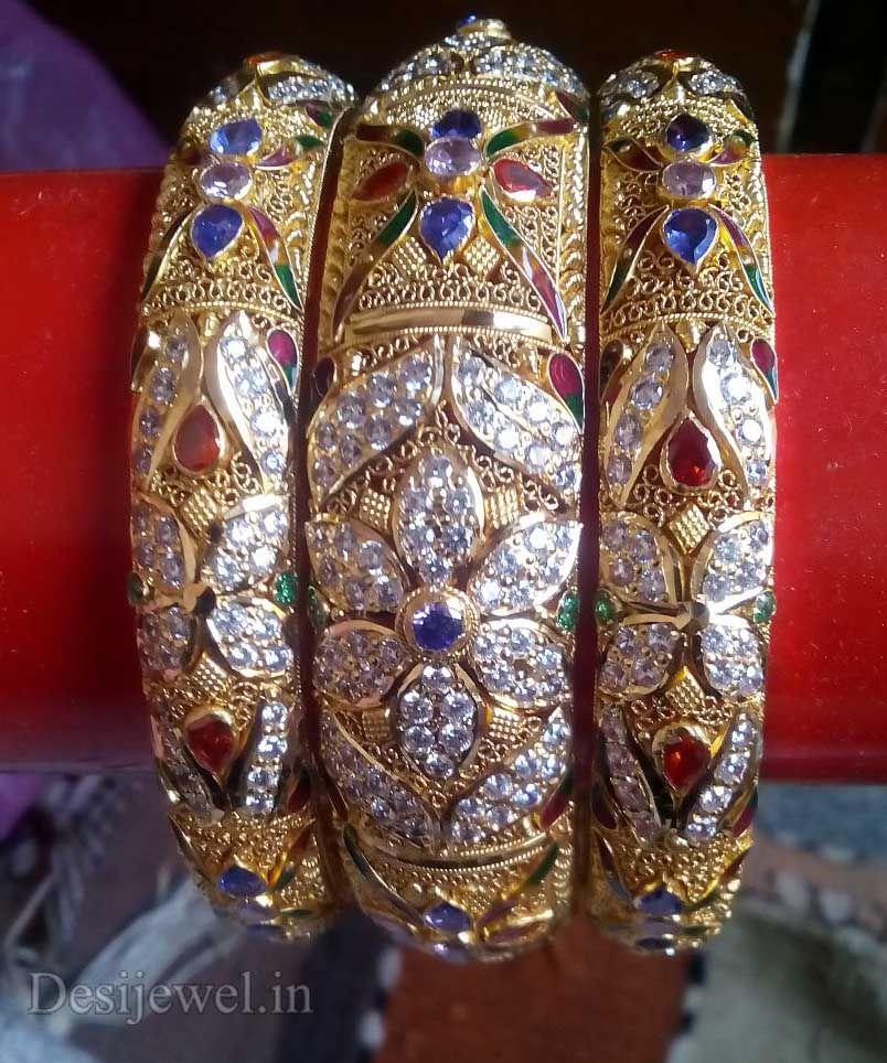 New and Latest Design of Rajasthani fancy gold Bangles 