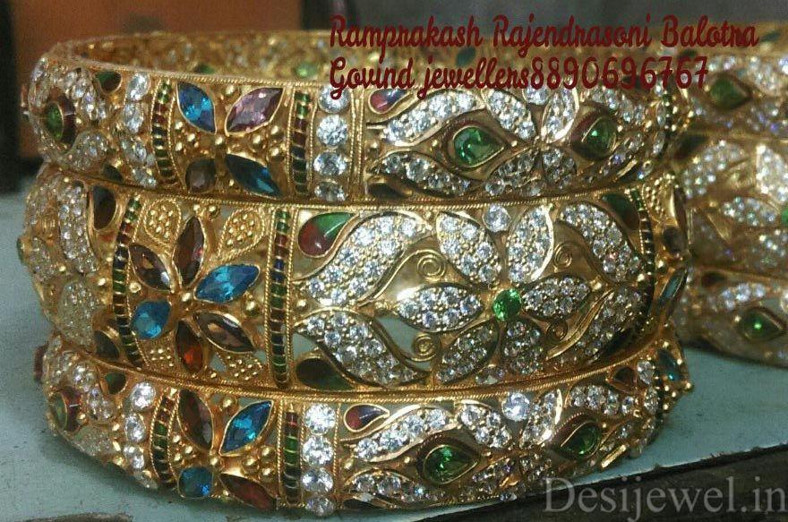 New and Latest Design of Rajasthani fancy gold Bangles 