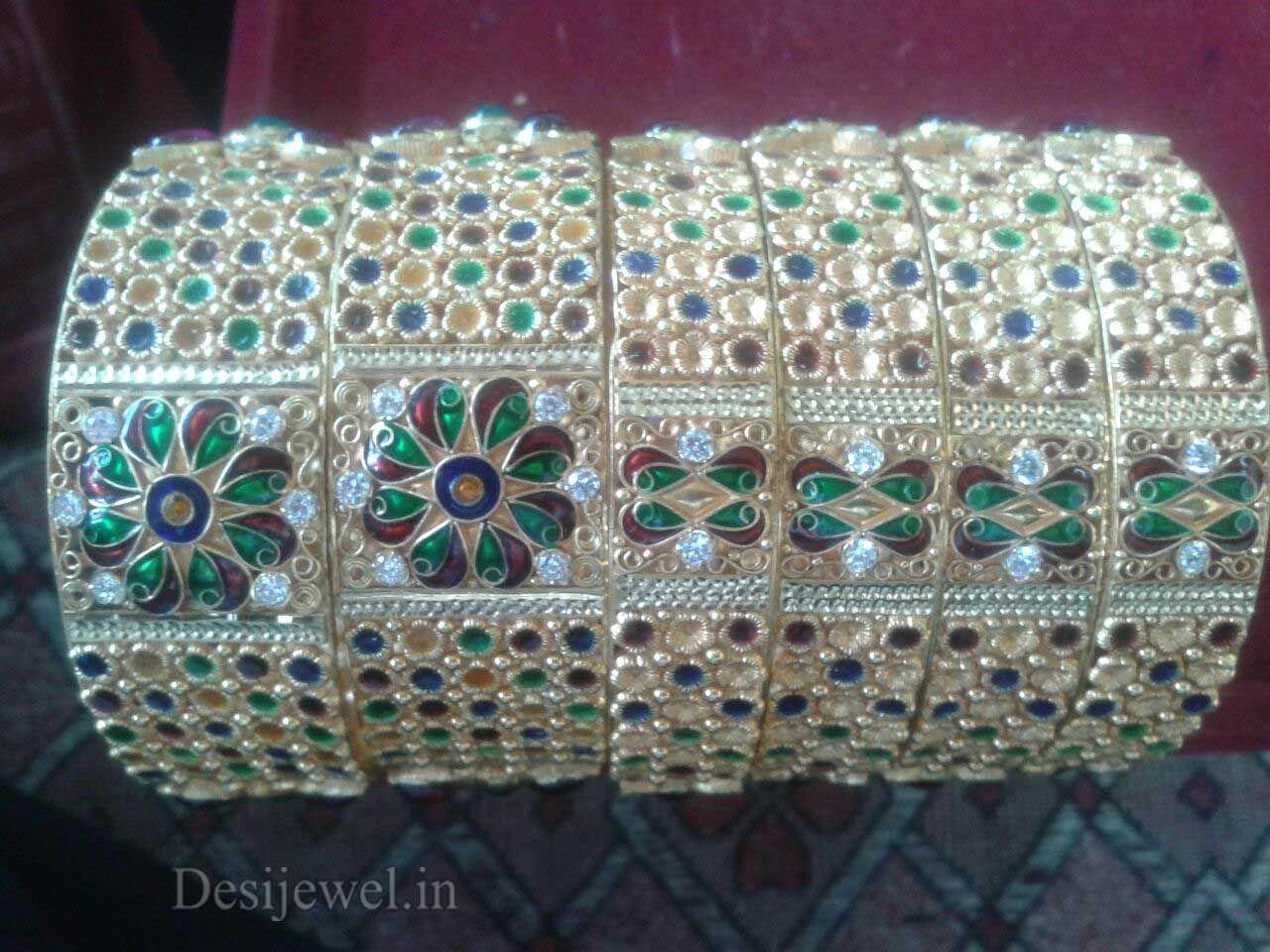 New and Latest Design of Rajasthani fancy gold Bangles 