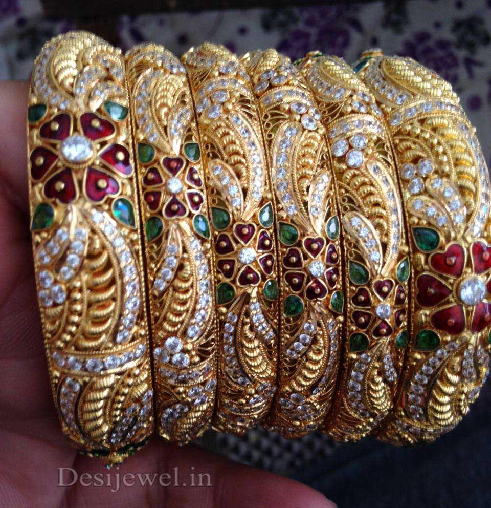 New and Latest Design of Rajasthani fancy gold Bangles 