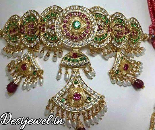 New and Latest Design of Rajasthani Desi gold fancy Bhujbandh 