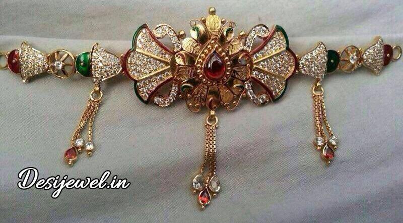 New and Latest Design of Rajasthani Desi gold fancy Bhujbandh 