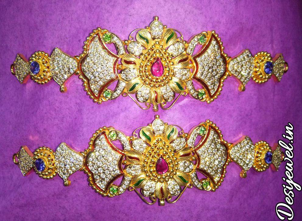 New and Latest Design of Rajasthani Desi gold fancy Bhujbandh 