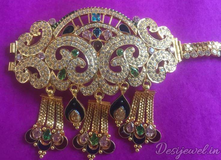 New and Latest Design of Rajasthani Desi gold fancy Bhujbandh 