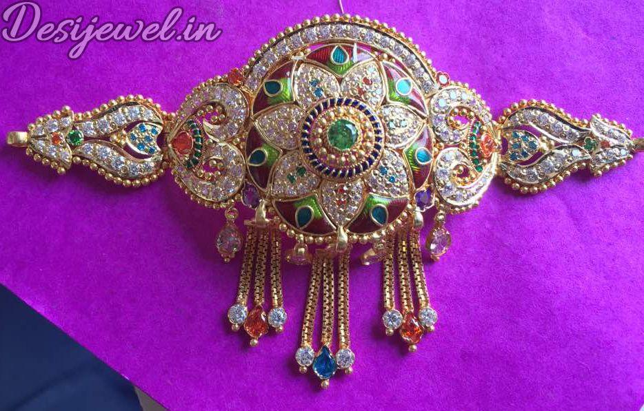 New and Latest Design of Rajasthani Desi gold fancy Bhujbandh 