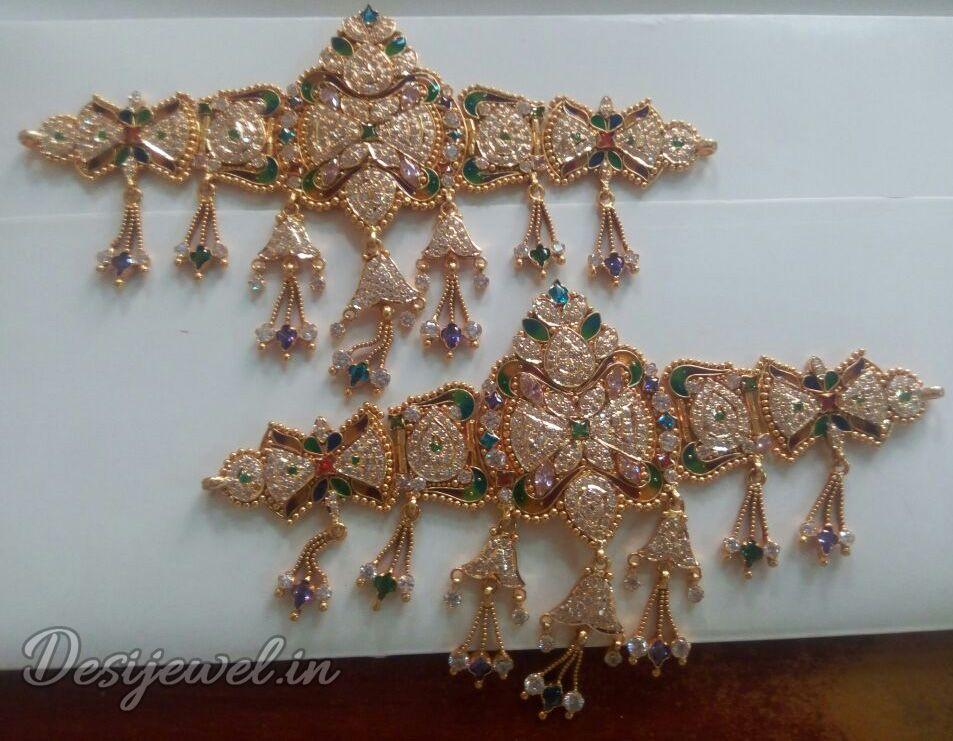 New and Latest Design of Rajasthani Desi gold fancy Bhujbandh 