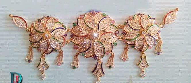 New and Latest Design of Rajasthani Desi gold fancy Bhujbandh 