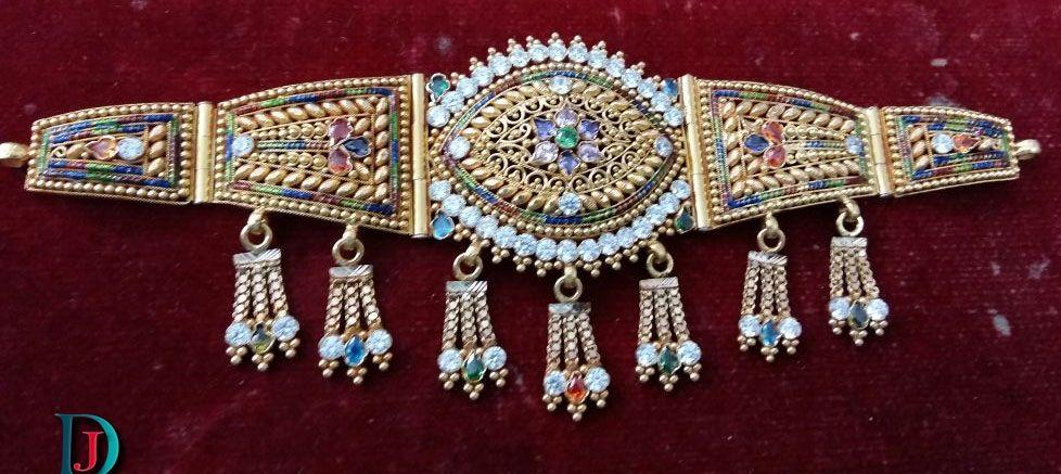 New and Latest Design of Rajasthani Desi gold fancy Bhujbandh 