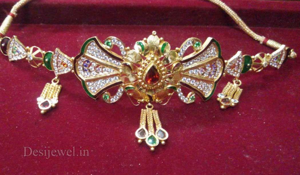 New and Latest Design of Rajasthani Desi gold fancy Bhujbandh 