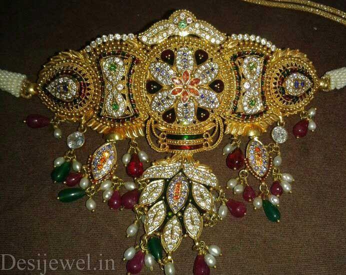 New and Latest Design of Rajasthani Desi gold fancy Bhujbandh 