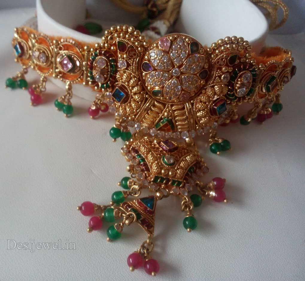 New and Latest Design of Rajasthani Desi gold fancy Bhujbandh 