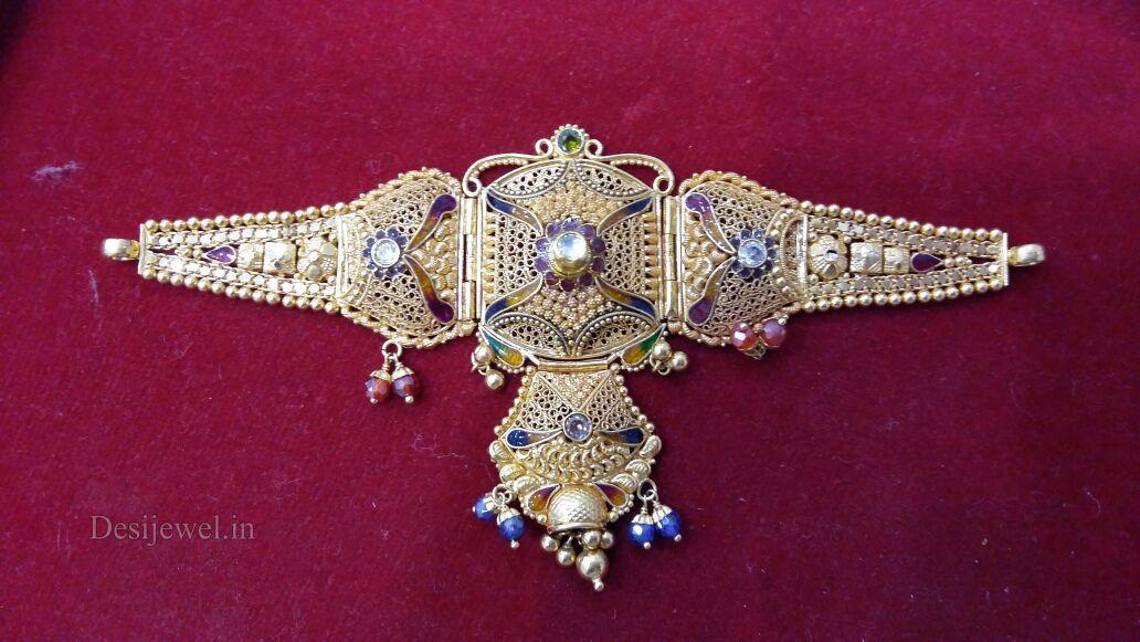 New and Latest Design of Rajasthani Desi gold fancy Bhujbandh 