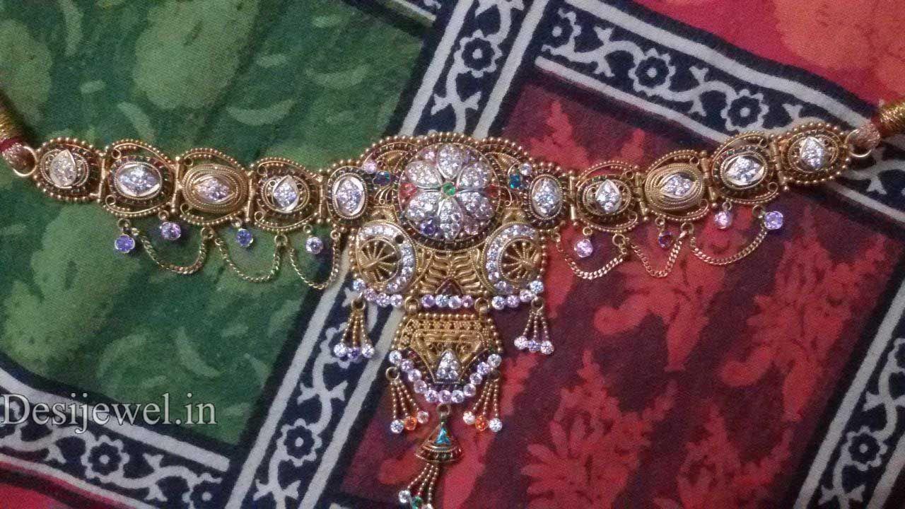 New and Latest Design of Rajasthani Desi gold fancy Bhujbandh 