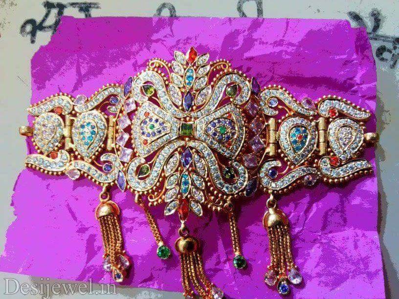 New and Latest Design of Rajasthani Desi gold fancy Bhujbandh 