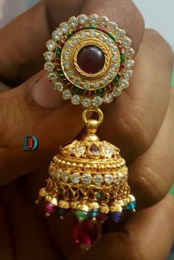 New and Latest Design of Rajasthani fancy gold kaan-jhoomariya 