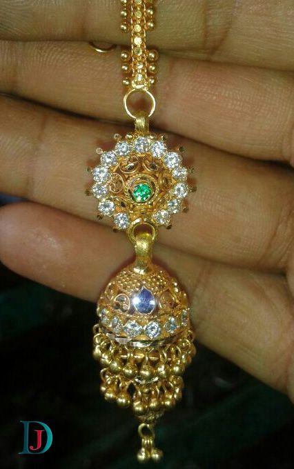 New and Latest Design of Rajasthani fancy gold kaan-jhoomariya 