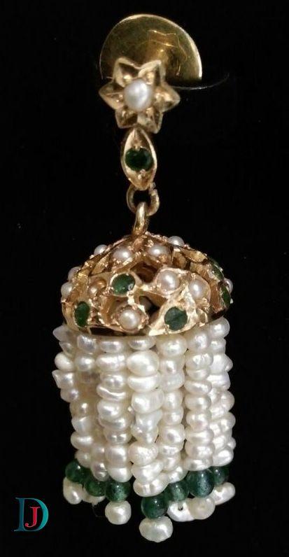 New and Latest Design of Rajasthani fancy gold kaan-jhoomariya 