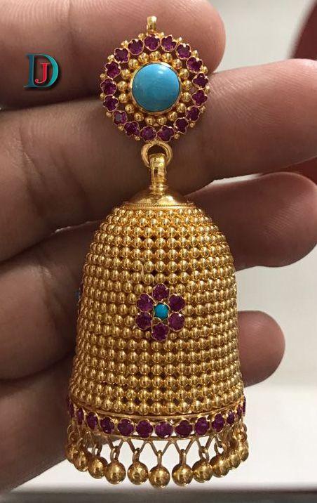 New and Latest Design of Rajasthani fancy gold kaan-jhoomariya 