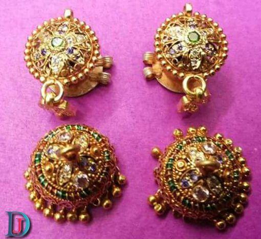 New and Latest Design of Rajasthani fancy gold kaan-jhoomariya 