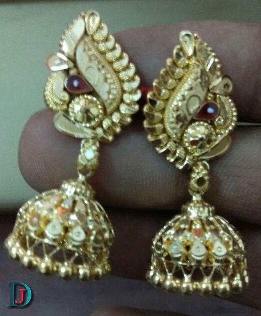 New and Latest Design of Rajasthani fancy gold kaan-jhoomariya 