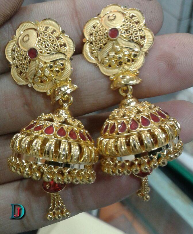 New and Latest Design of Rajasthani fancy gold kaan-jhoomariya 