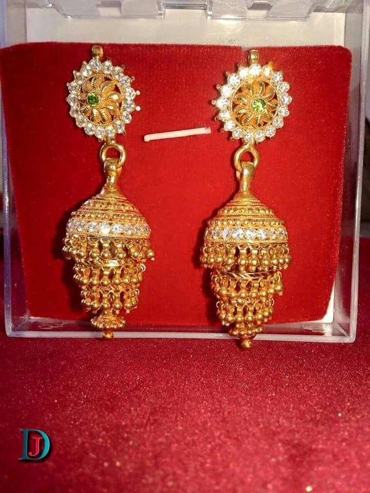 New and Latest Design of Rajasthani fancy gold kaan-jhoomariya 