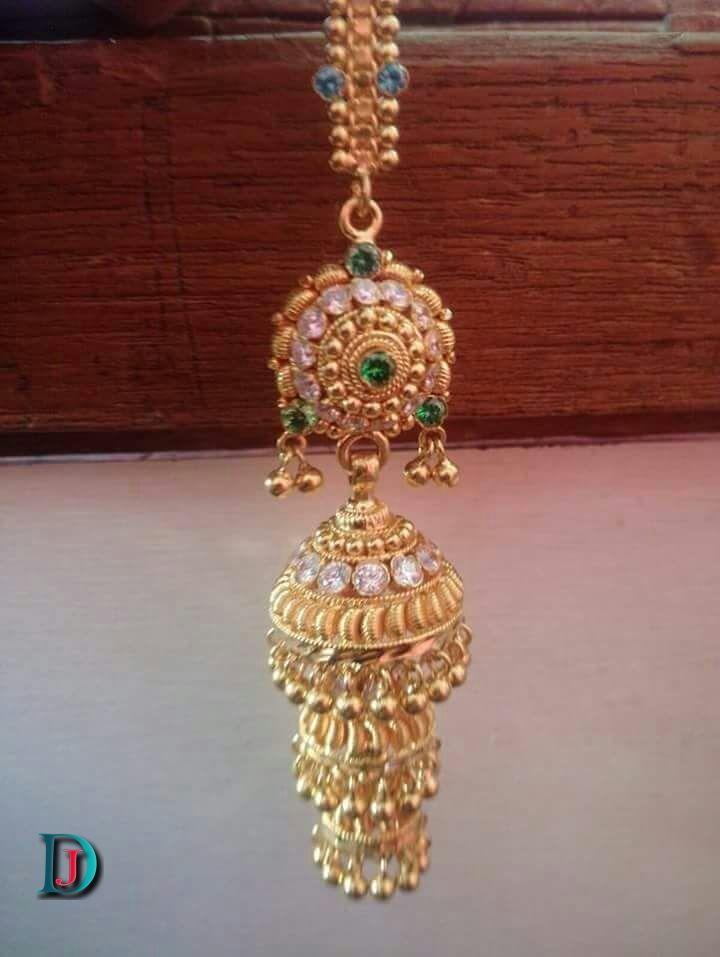 New and Latest Design of Rajasthani fancy gold kaan-jhoomariya 