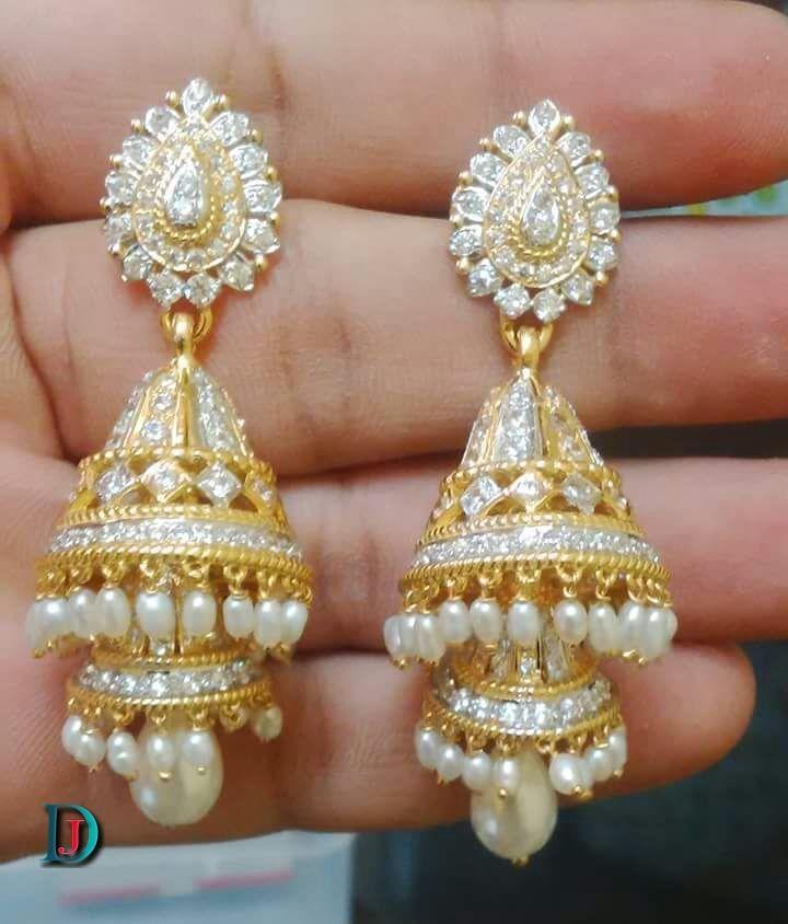 New and Latest Design of Rajasthani fancy gold kaan-jhoomariya 