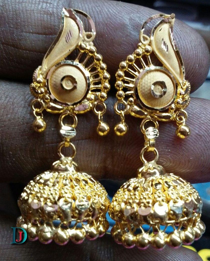 New and Latest Design of Rajasthani fancy gold kaan-jhoomariya 