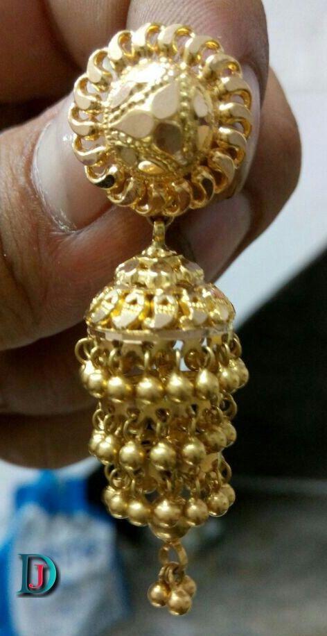 New and Latest Design of Rajasthani fancy gold kaan-jhoomariya 