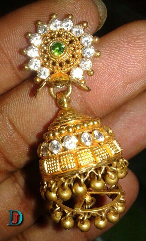 New and Latest Design of Rajasthani fancy gold kaan-jhoomariya 