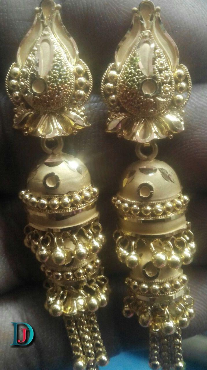 New and Latest Design of Rajasthani fancy gold kaan-jhoomariya 