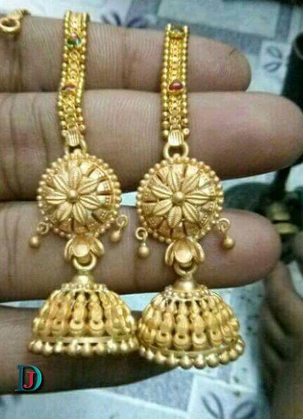 New and Latest Design of Rajasthani fancy gold kaan-jhoomariya 