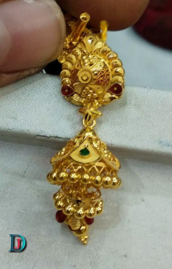 New and Latest Design of Rajasthani fancy gold kaan-jhoomariya 