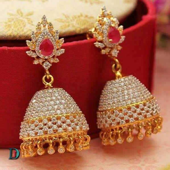 New and Latest Design of Rajasthani fancy gold kaan-jhoomariya 