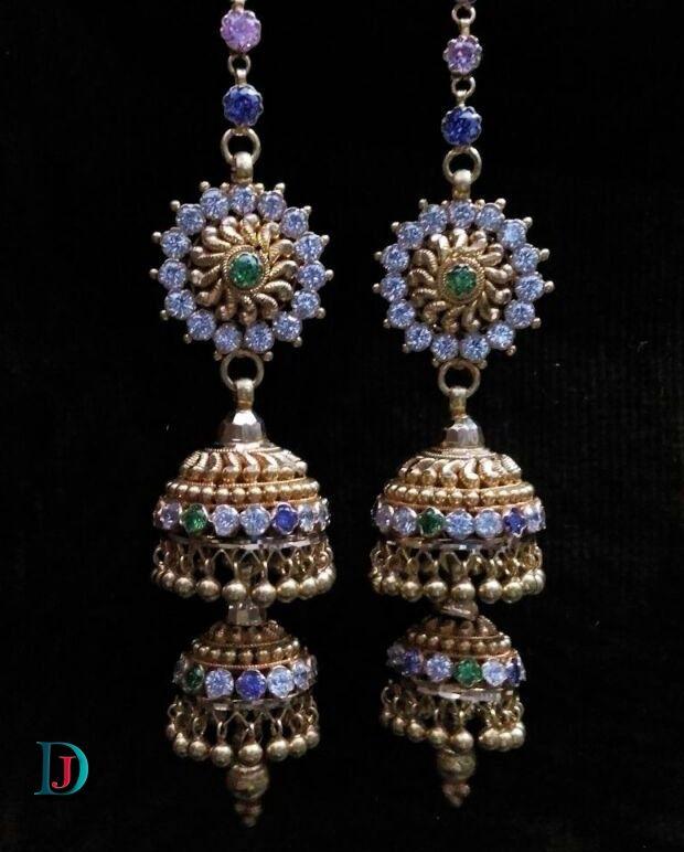 New and Latest Design of Rajasthani fancy gold kaan-jhoomariya 